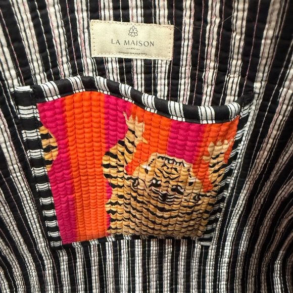 Vibrant Orange and Pink Tote Bag - Picture 6 of 13